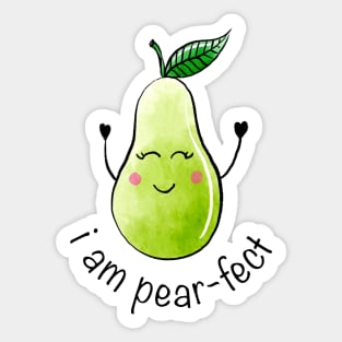 Kawaii Pear Sticker